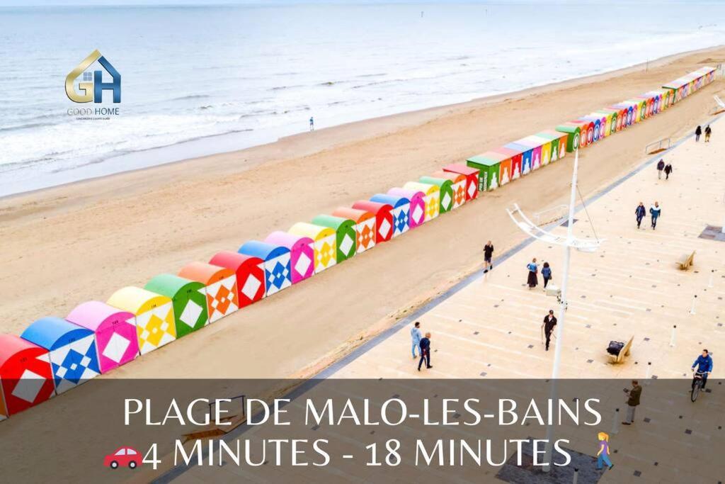 *L'Ecrin De Ronsard*Plage & Centre-Ville Dunkirk المظهر الخارجي الصورة